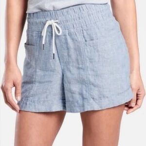 NWOT Athleta Cabo Linen Shorts Size 10